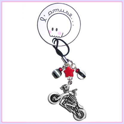 Abbath cell phone charm