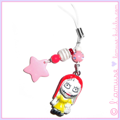Baby Sally cell phone charm