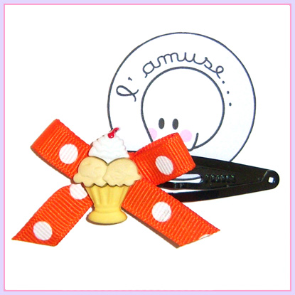 Banana Split hair clip