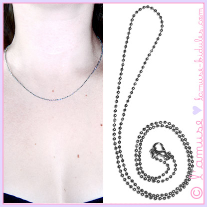 Silver plated chain