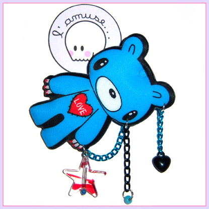 Bloody Bear brooch