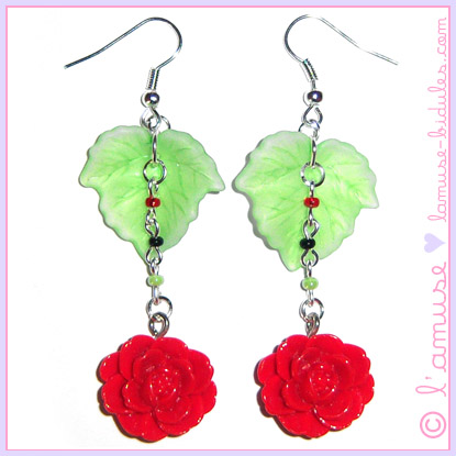 Blush earrings