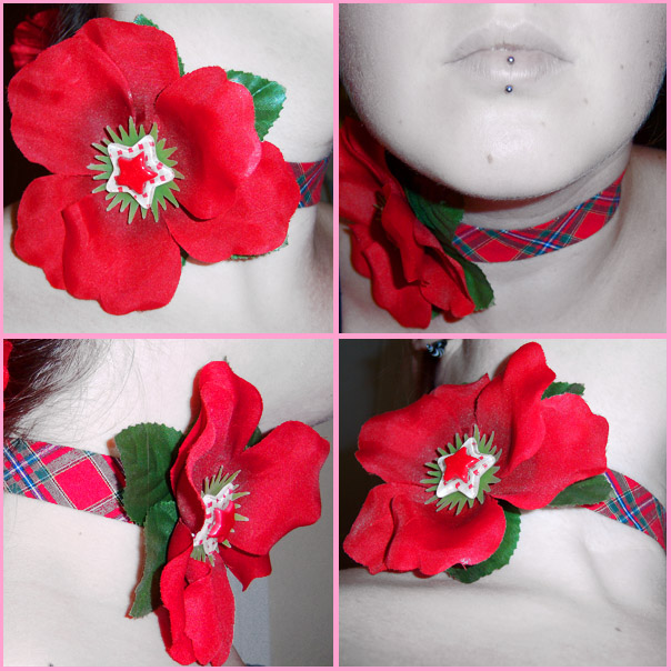 Coquelicot necklace