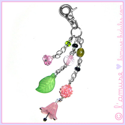 Srystal Sakura key ring