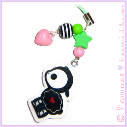 Cute Sheep cell phone charm