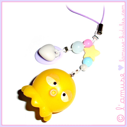 Cutetopus cell phone charm Cutetopus cell phone charm