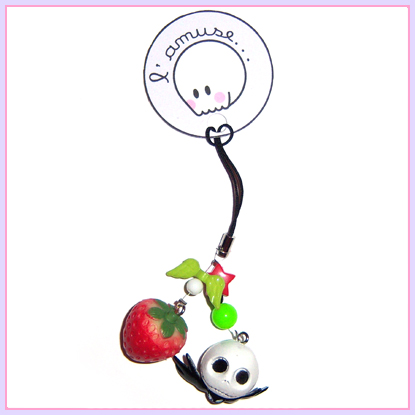 Fruity Nightmare cell phone charm