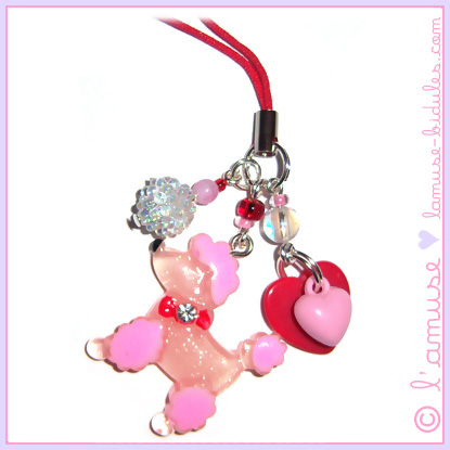 Georgette cell phone charm