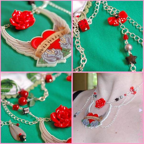 Give a Rose to Your Sweetheart necklace