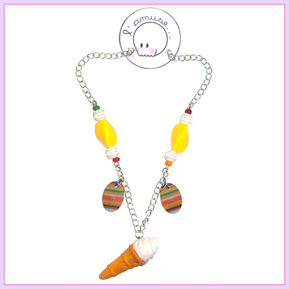 Glace � l'Italienne necklace