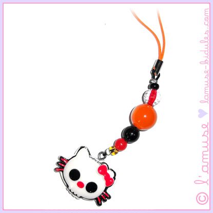 Hot Cat cell phone charm