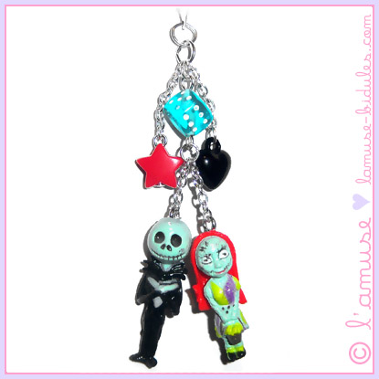Jack'n Sally cluster charm