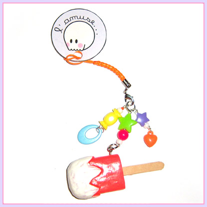 Kawaii Rainbow cell phone charm
