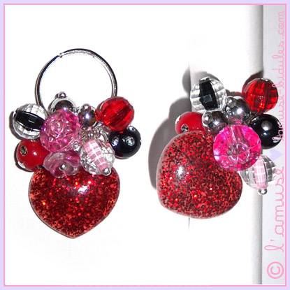 L'Amoureuse cluster ring