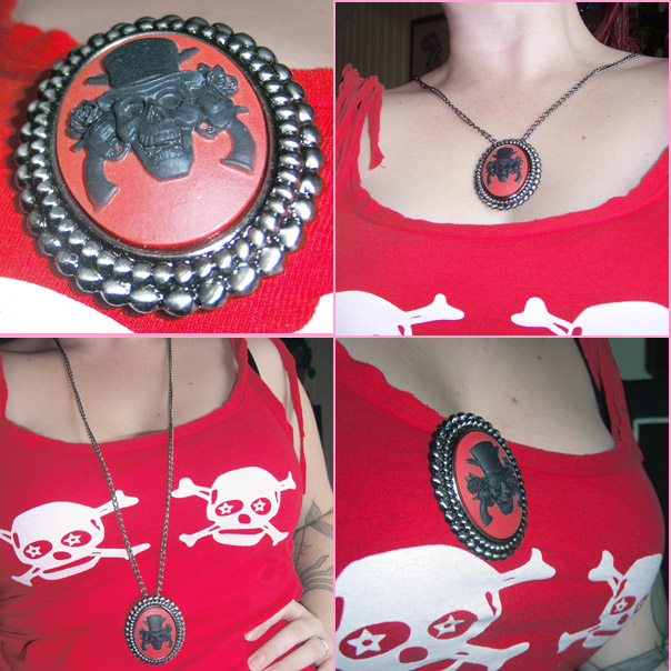 Pendentif/Broche Live and Let Die