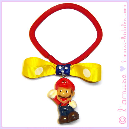Mario Bros. ponytail holder