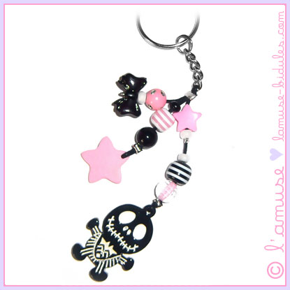 Miss Skellington key ring