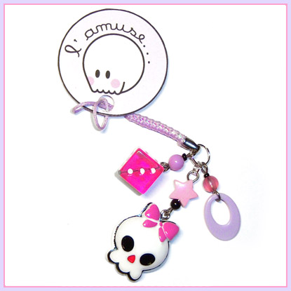 Morphine cell phone charm