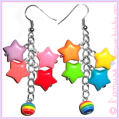 Pluie d'Etoiles earrings