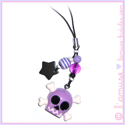 Poison cell phone charm