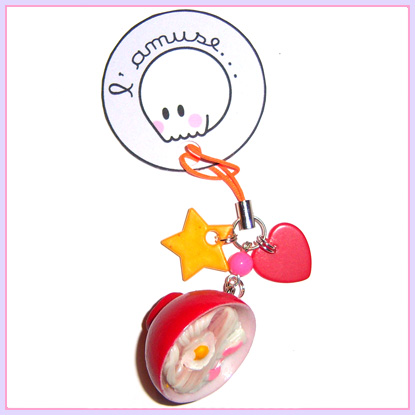 Ramen cell phone charm