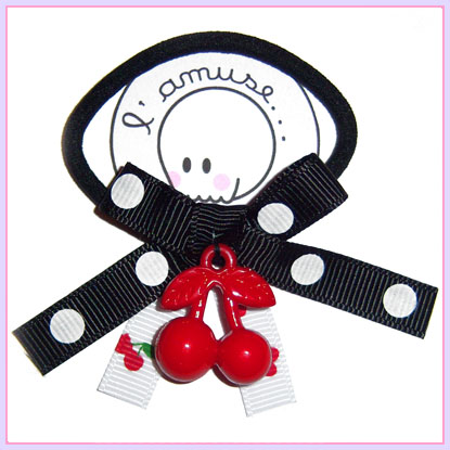 Red Lady ponytail holder