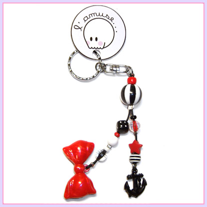 Red Lady key ring