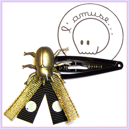 Scarab�e hair clip