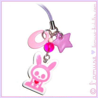 Skelapin cell phone charm