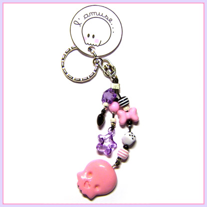 Skullish key ring