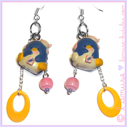 Tuxedo Sam earrings